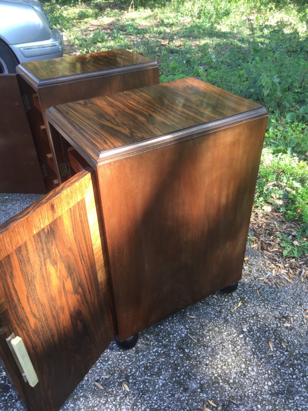 Pair of Art Deco bedside cabinets  View X