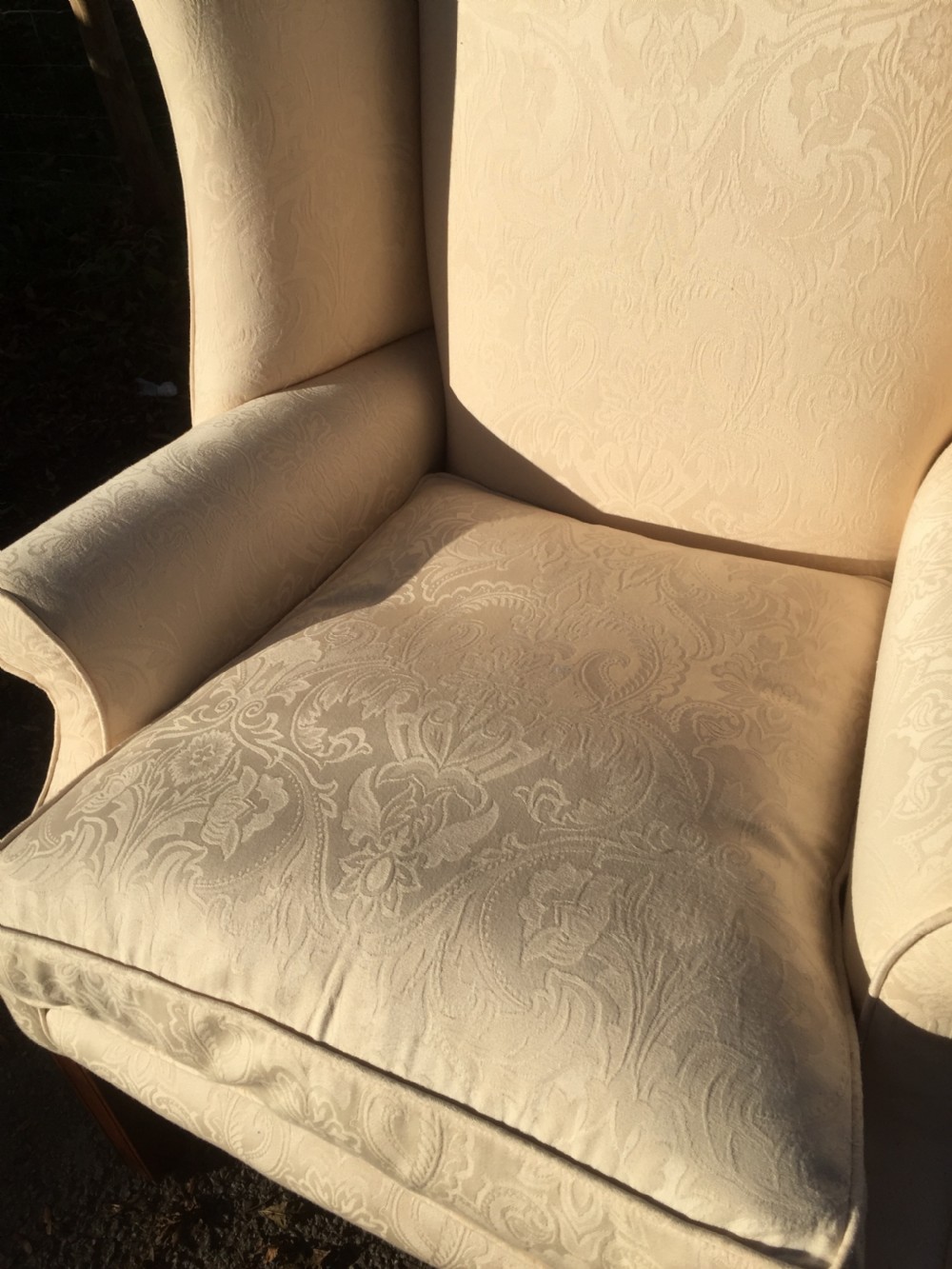 Georgian style winged armchair circa 1920  View III