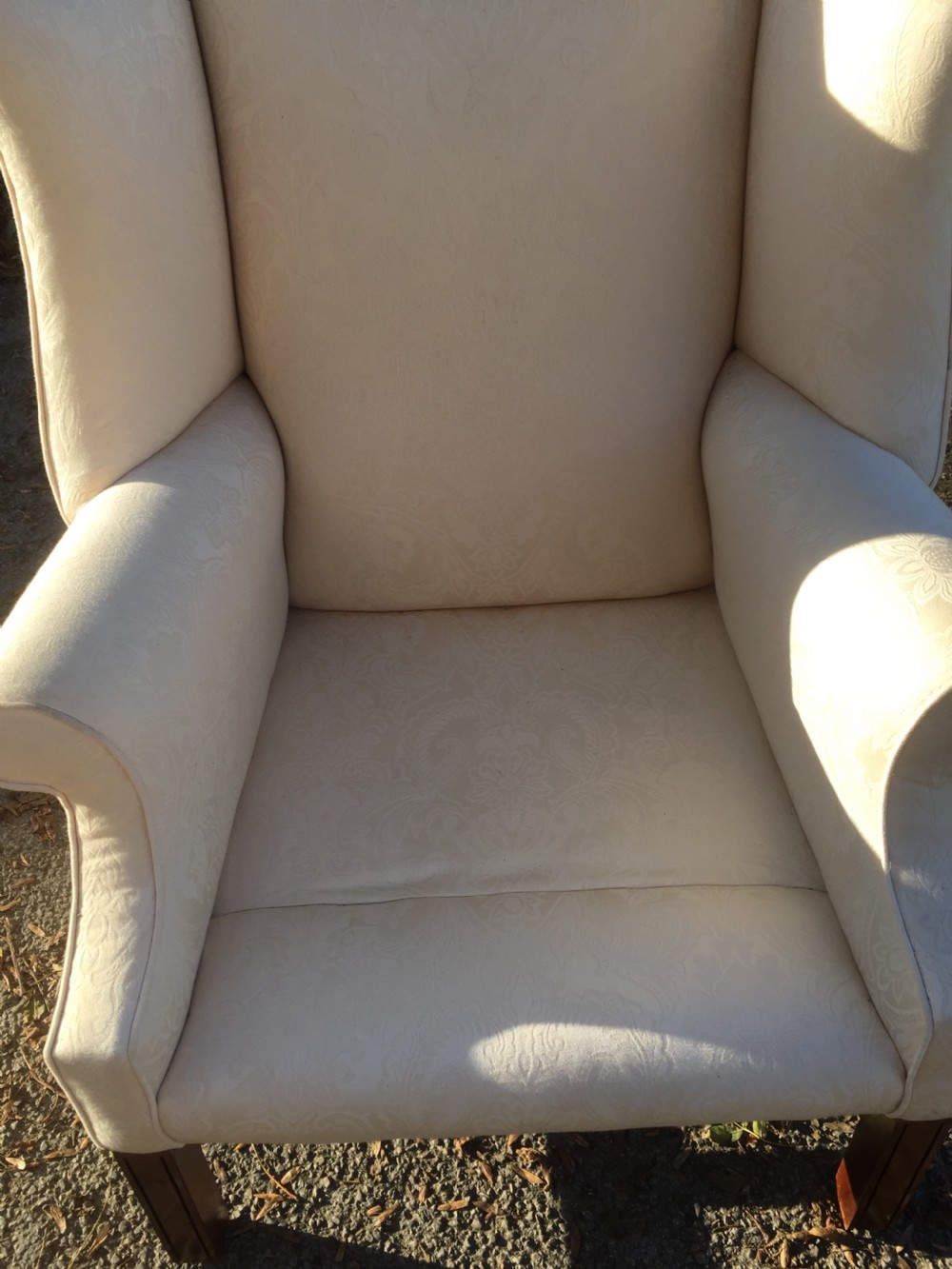 Georgian style winged armchair circa 1920  View VII