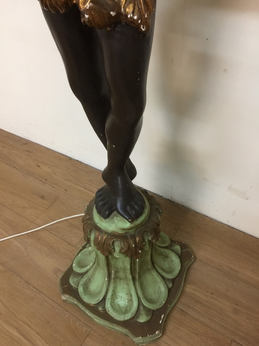 Italian carved wood Blackamoor figure circa 1920 View III