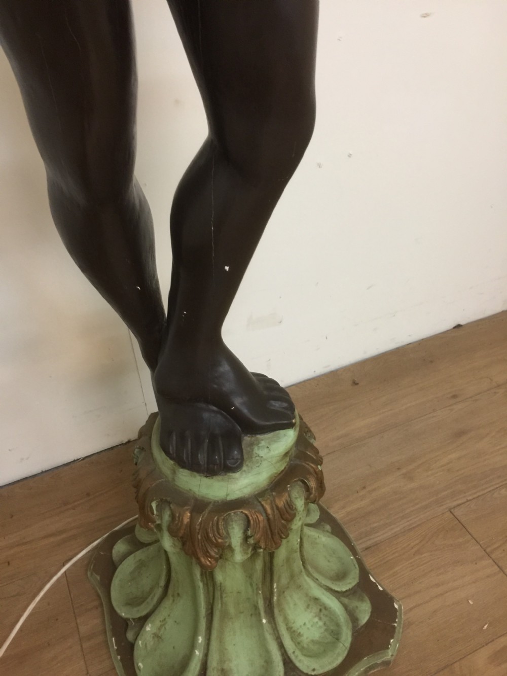 Italian carved wood Blackamoor figure circa 1920 View VII