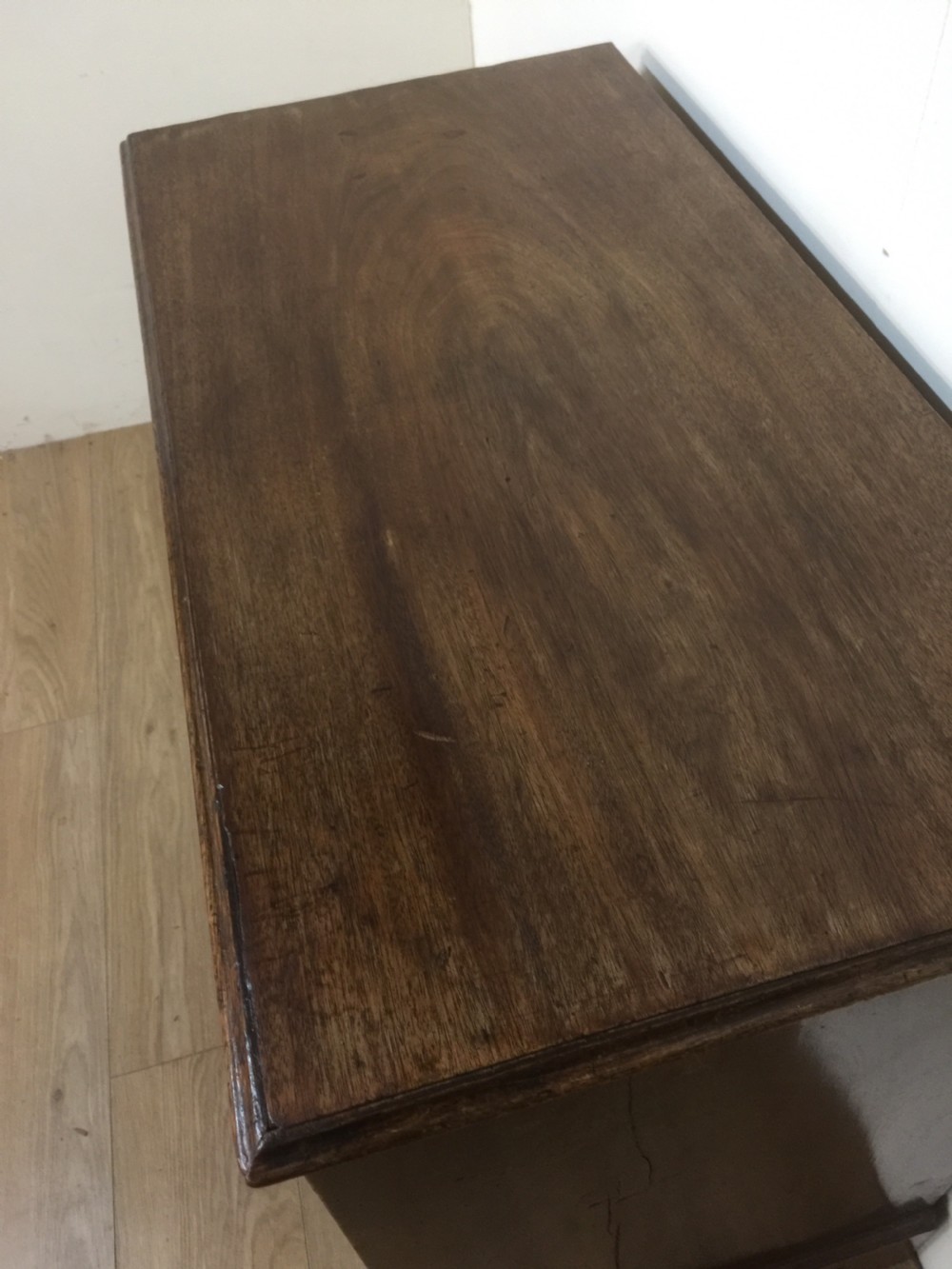 Small Georgian Mahogany Chest Of Drawers  on bracket feet  View III