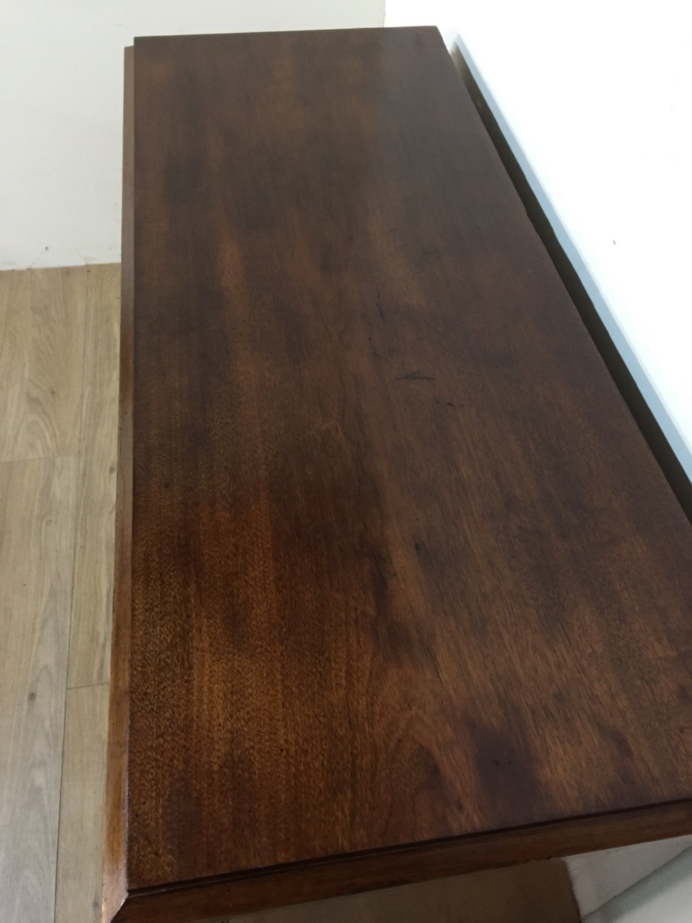 Late nineteenth century walnut dresser base  View IV