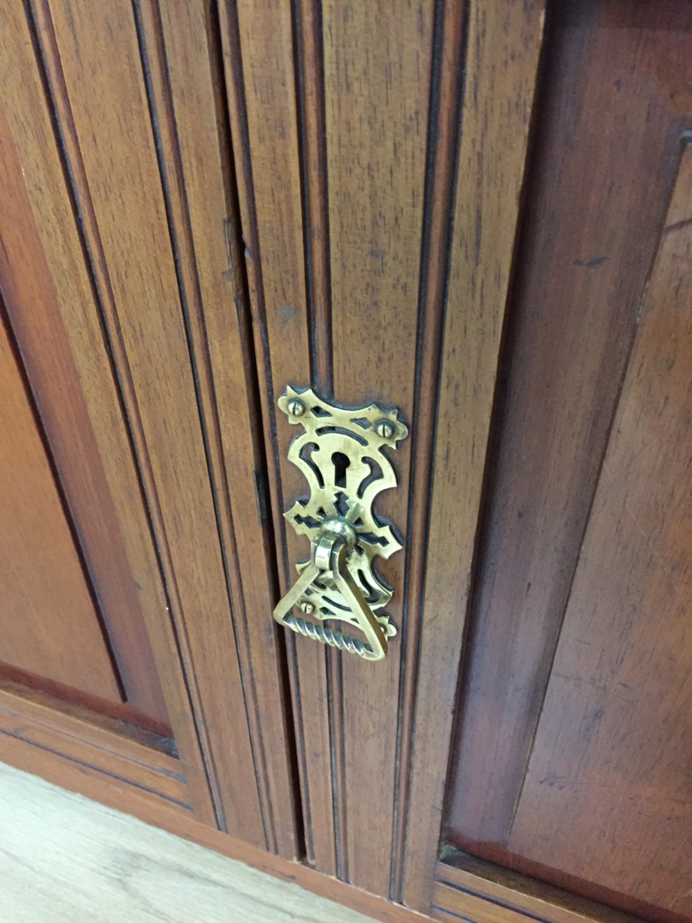 Late nineteenth century walnut dresser base  View VI