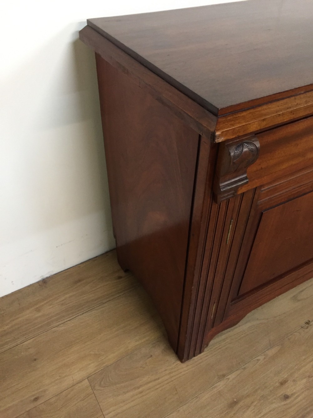 Late nineteenth century walnut dresser base  View VIII