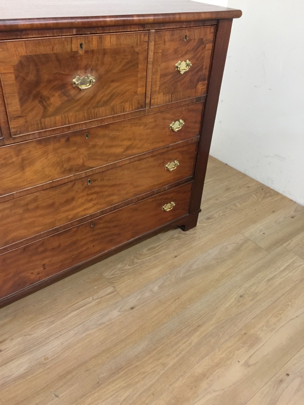 Nineteenth century walnut chest of drawers  View VIII
