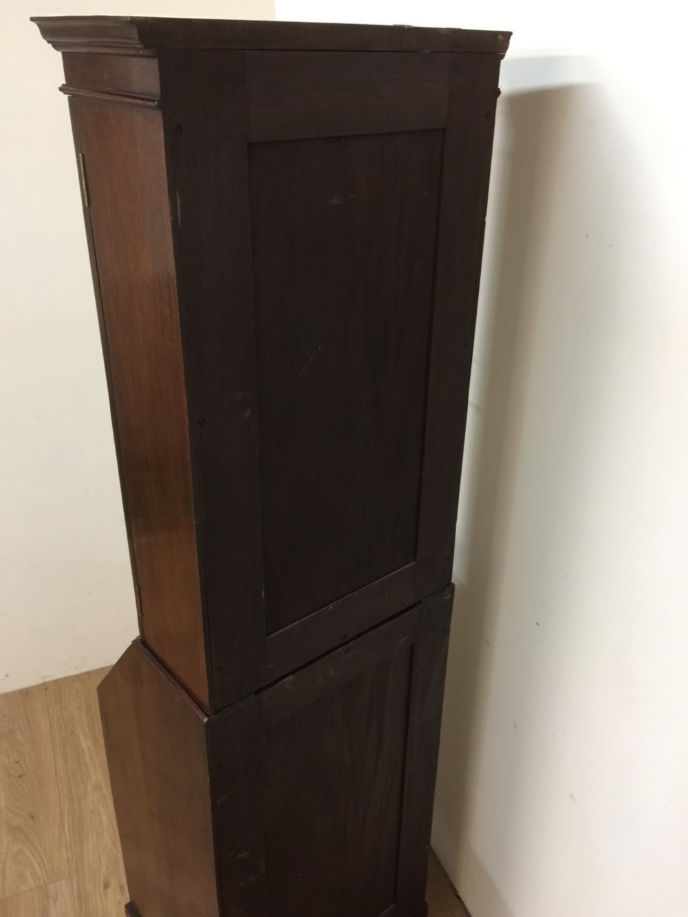 Small Edwardian bureau bookcase only 19 inches wide View VII