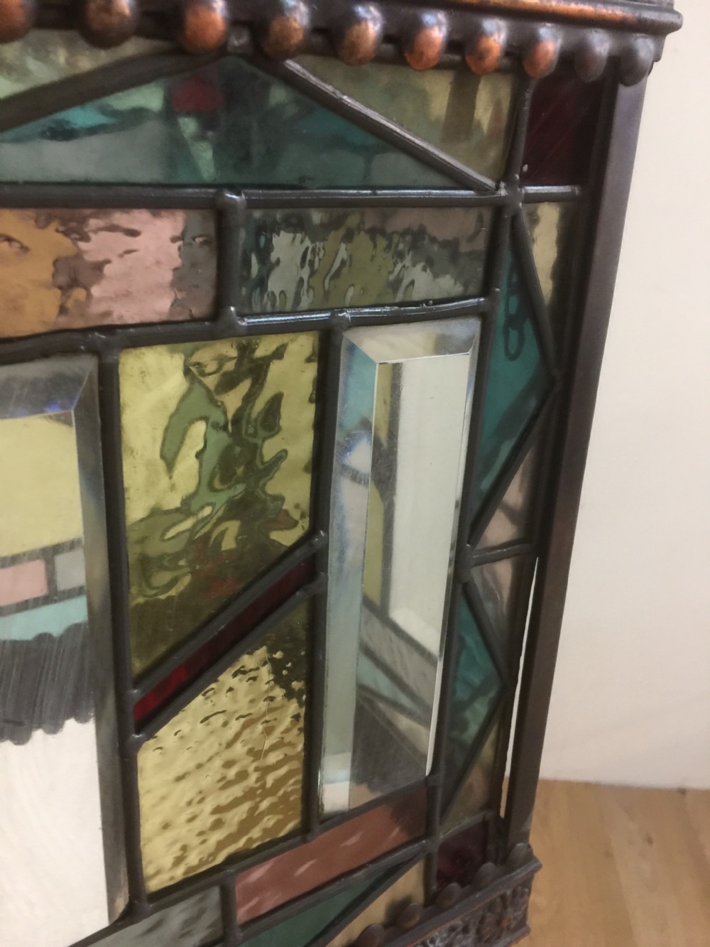 Nineteenth century stained glass lantern  View VII