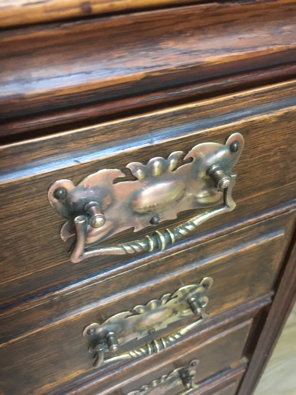 Nineteenth century oak roll top desk Superb quality  View XI