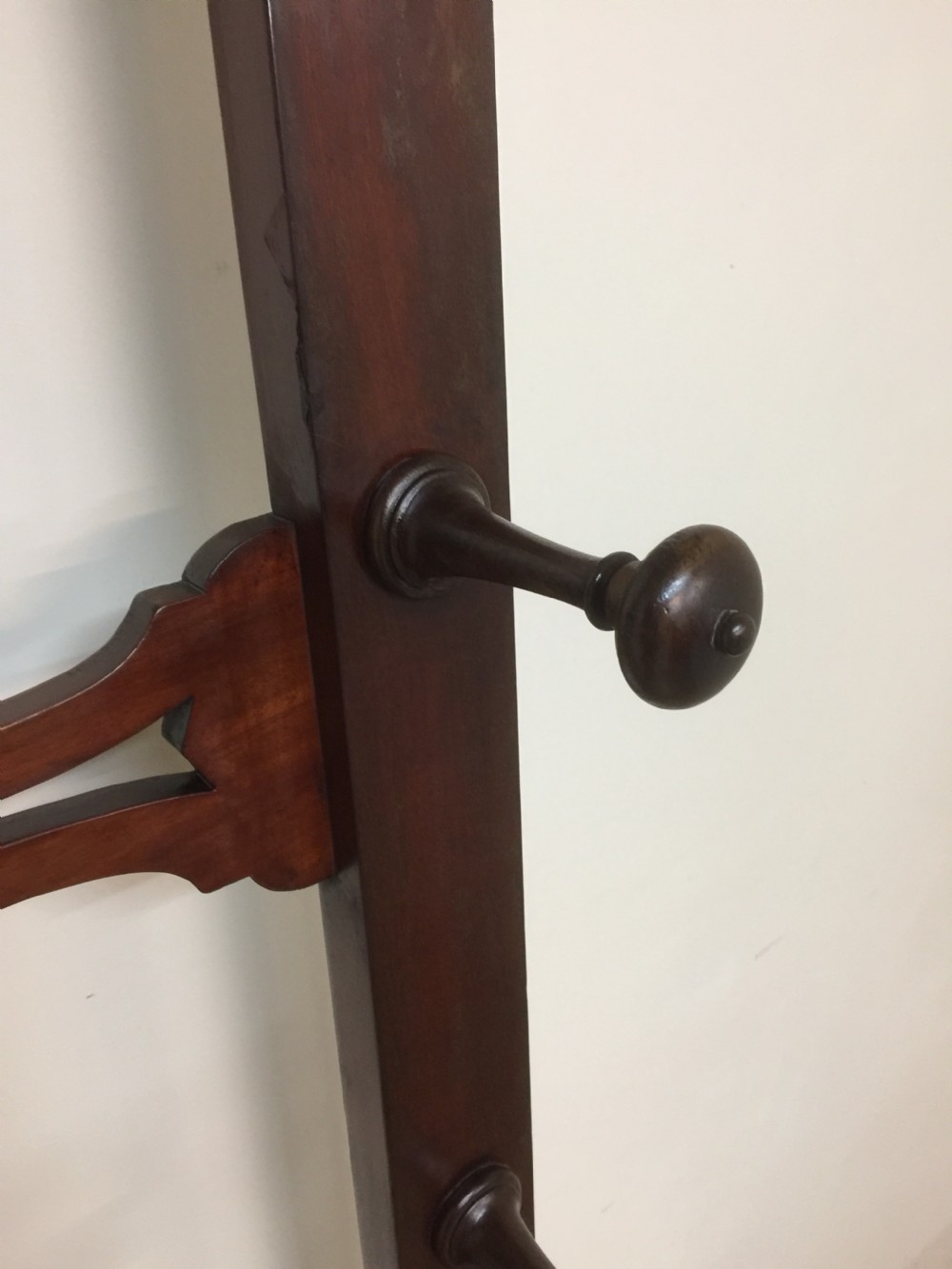 Nineteenth century mahogany hall stand in originalcondition  View IV