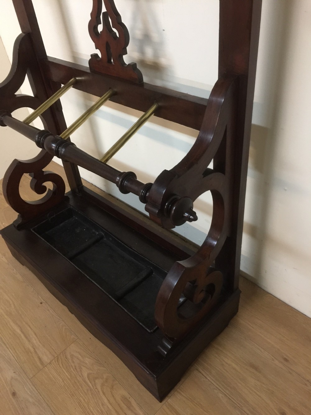 Nineteenth century mahogany hall stand in originalcondition  View VII