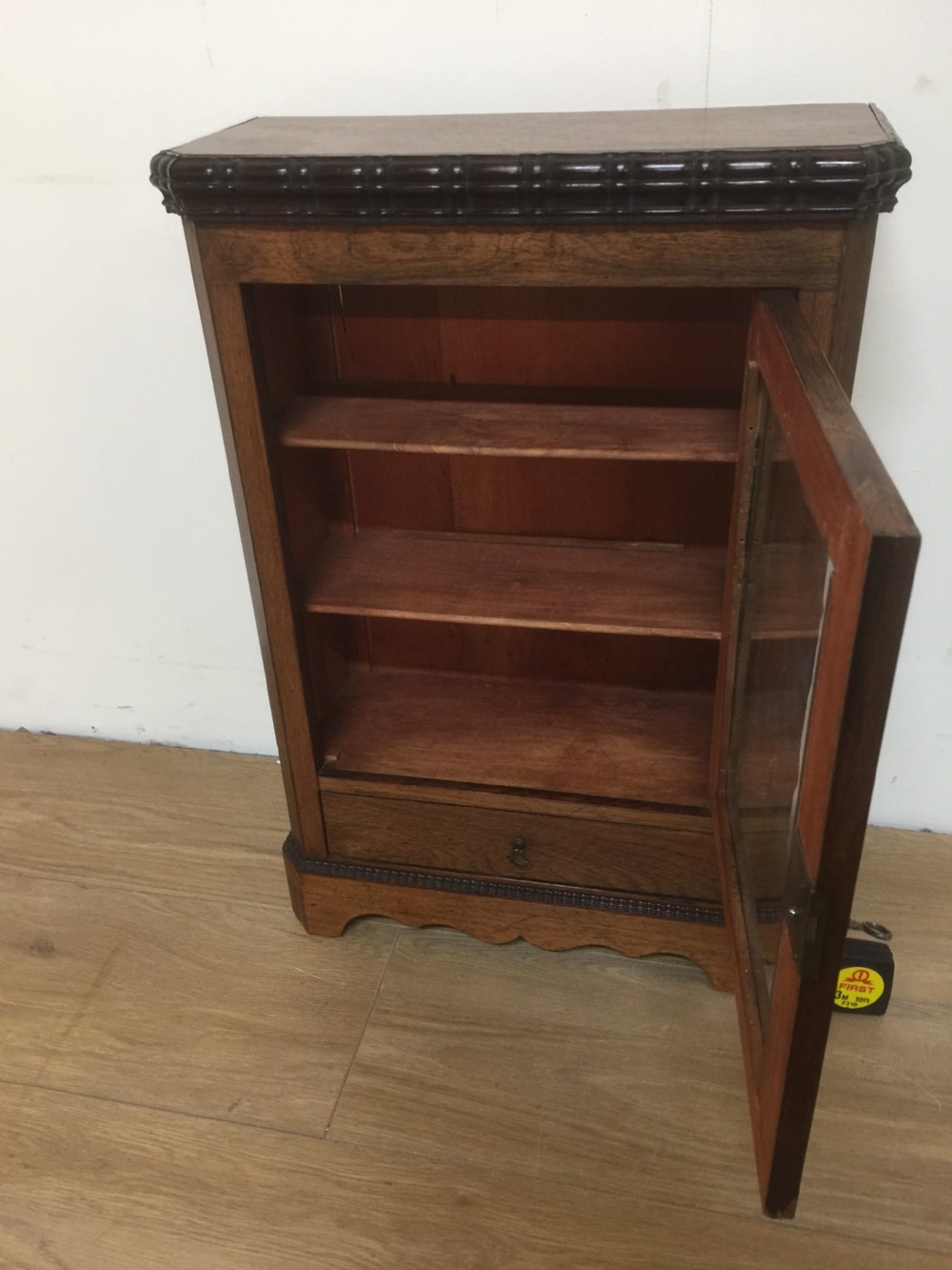 Nineteenth century rosewood salesman’s sample glazed cupboard View VII