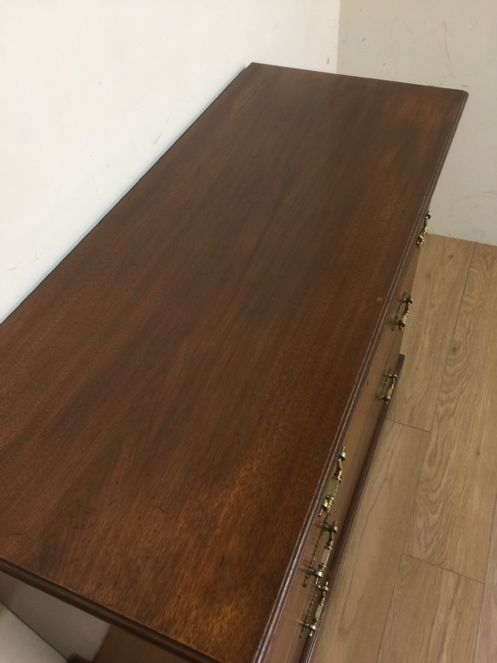 Nineteenth century solid walnut chest of drawers  View II