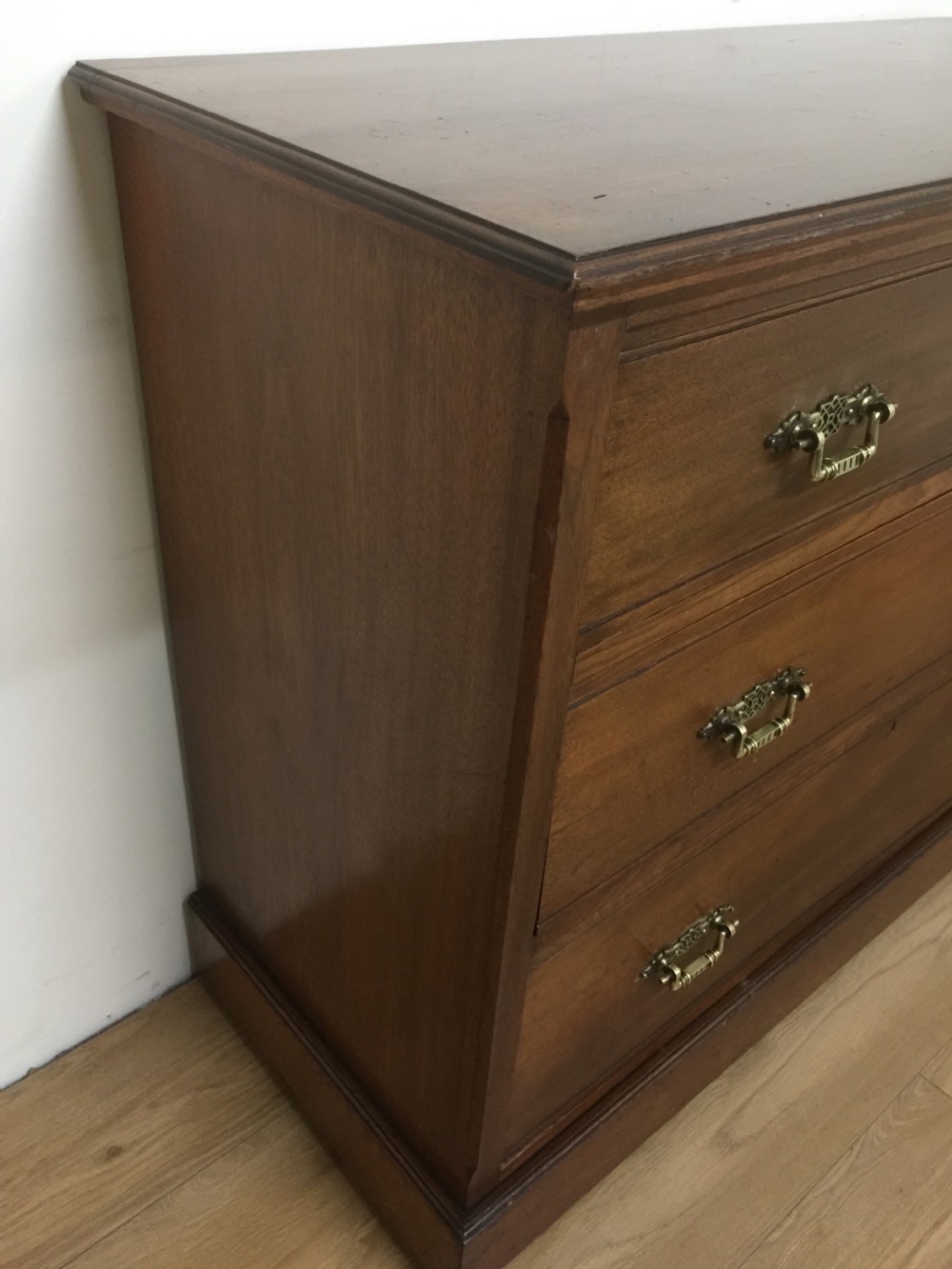 Nineteenth century solid walnut chest of drawers  View IV