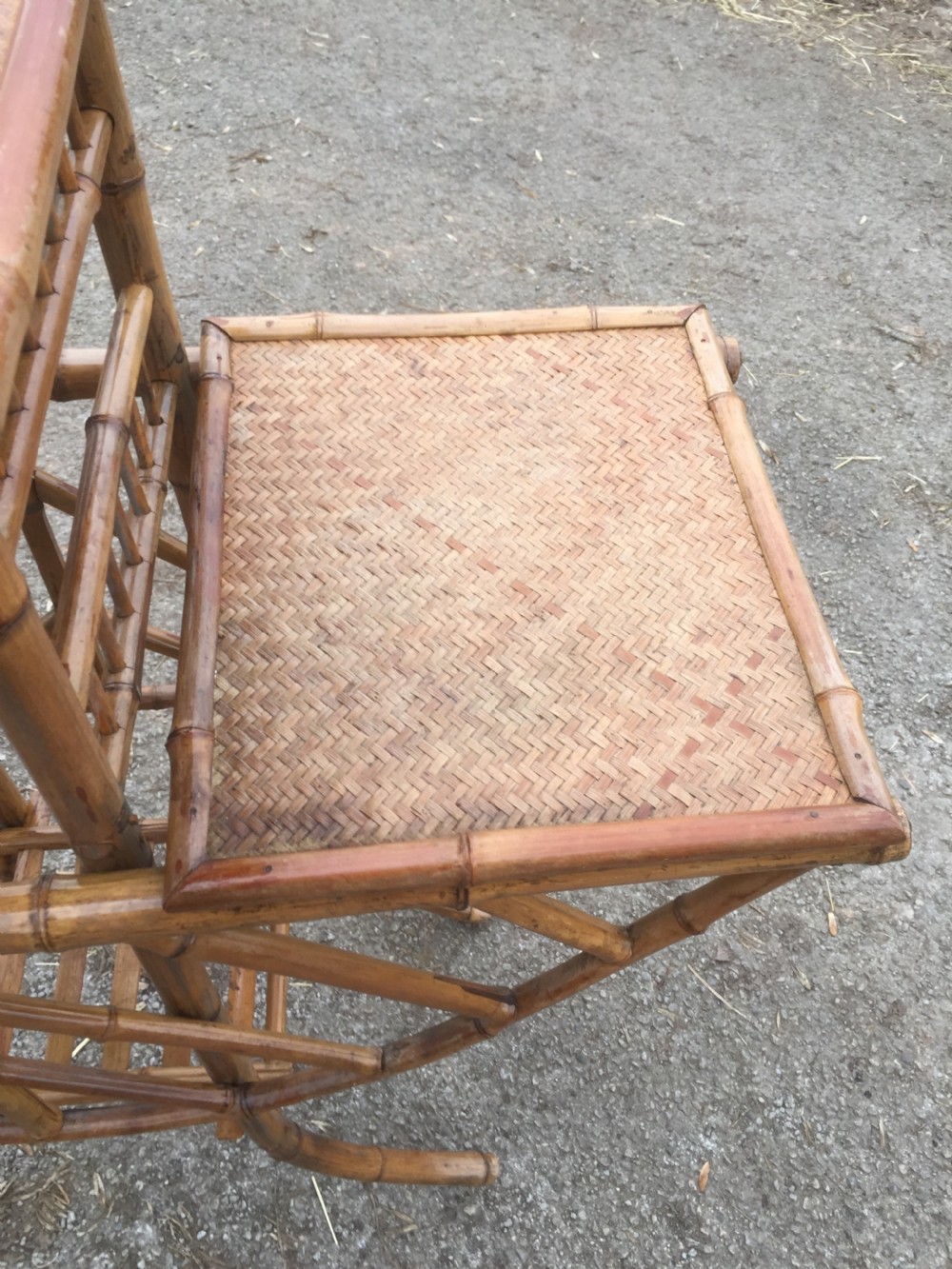 Bamboo art nouveau three tier stand circa 1900 View VII