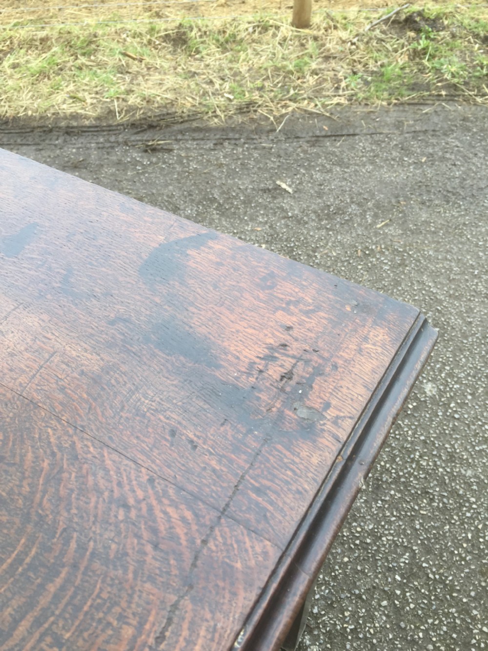 Eighteenth century oak dresser base circa 1770 View XI