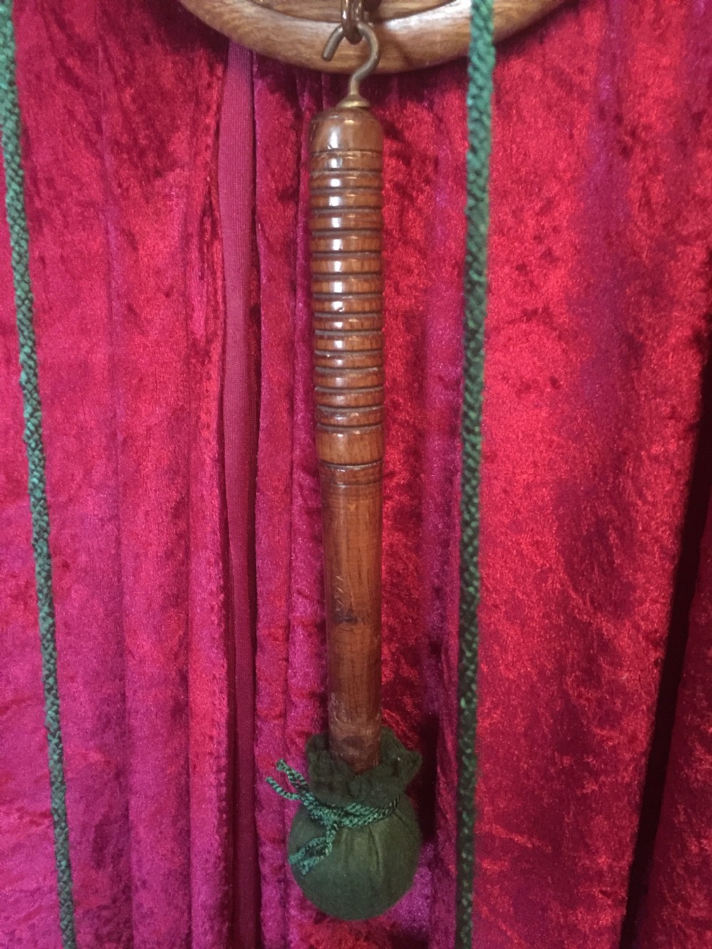 Nineteenth century wall mounted dinner gong  View III