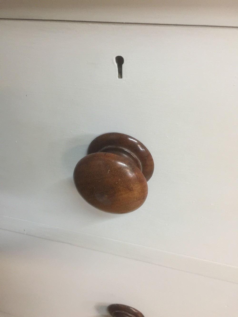 Nineteenth century painted low dresser base  View IX