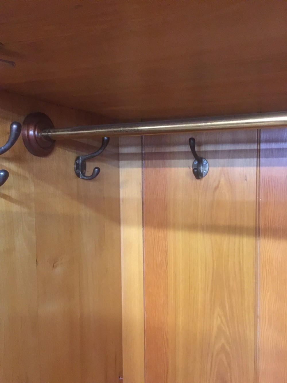 Edwardian flame mahogany inlaid double wardrobe  View VII