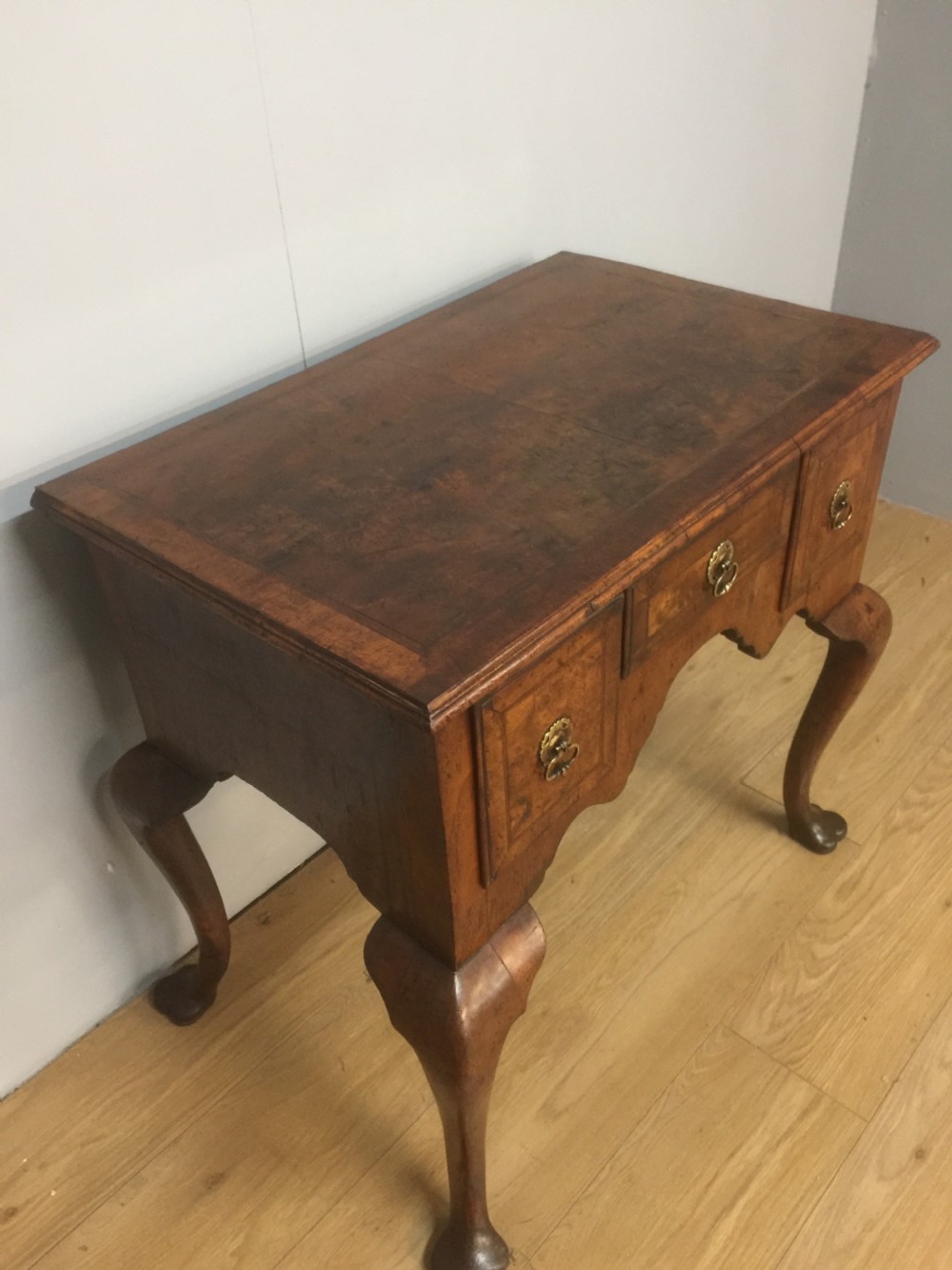 Eighteenth century  burr walnut lowboy View VII
