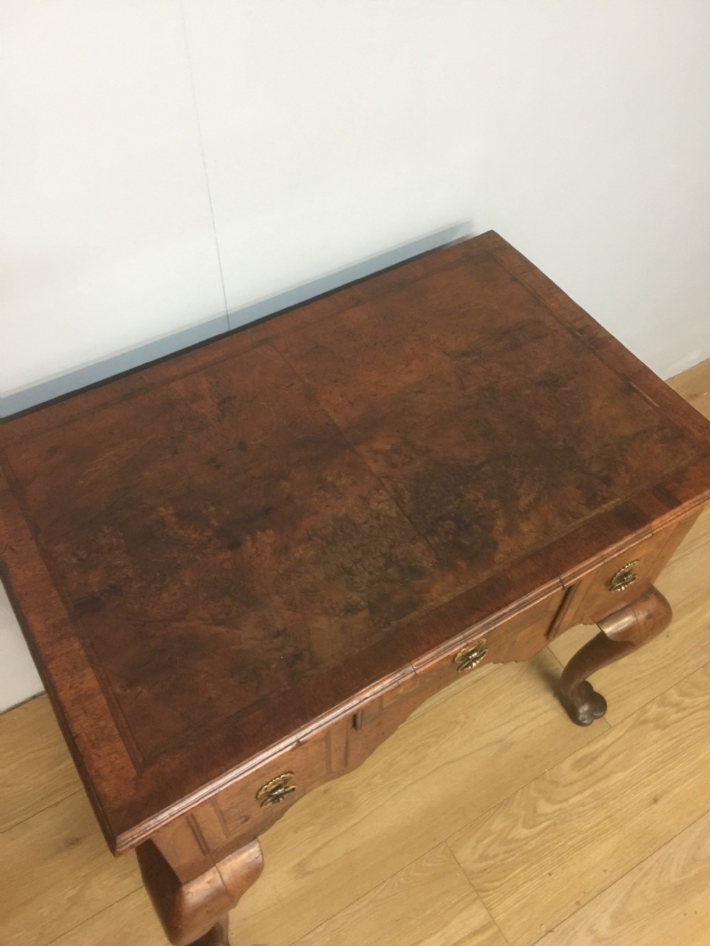 Eighteenth century  burr walnut lowboy View XI