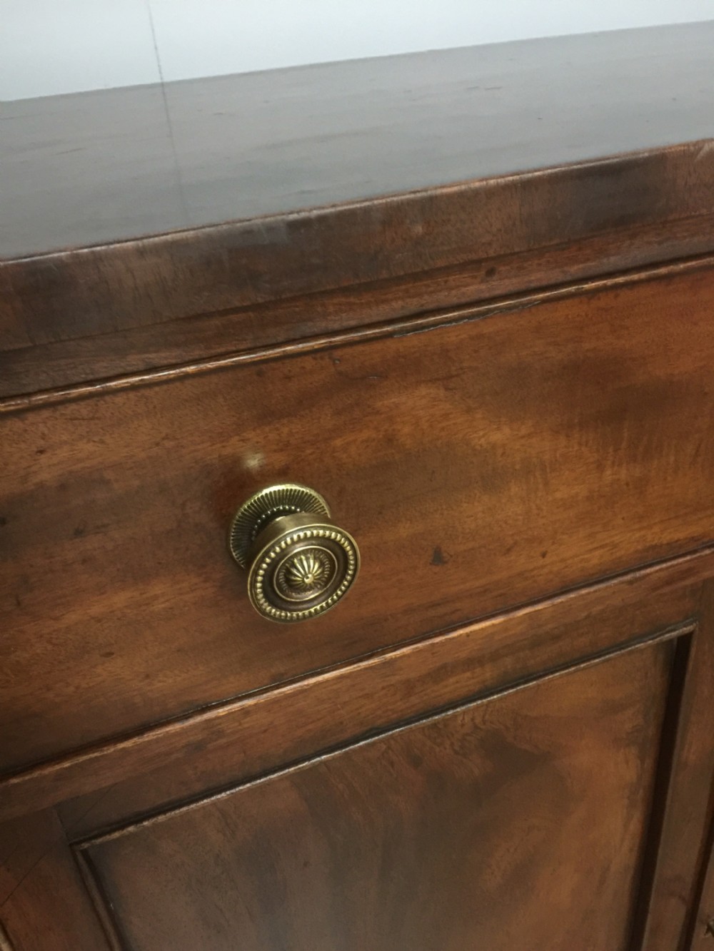 Small nineteenth century mahogany chiffonier View IV