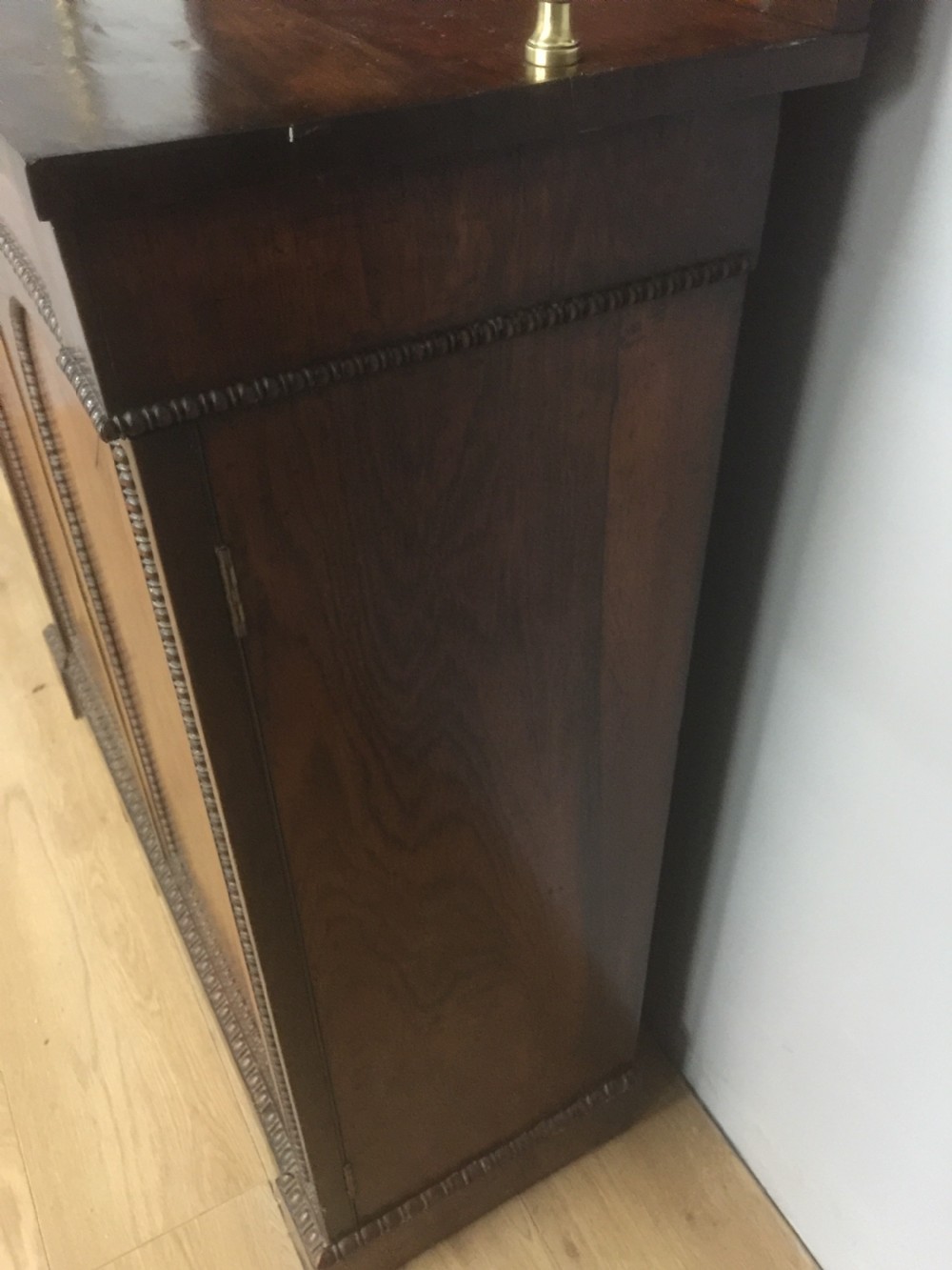 Regency rosewood chiffonier with brass fittings   View VIII