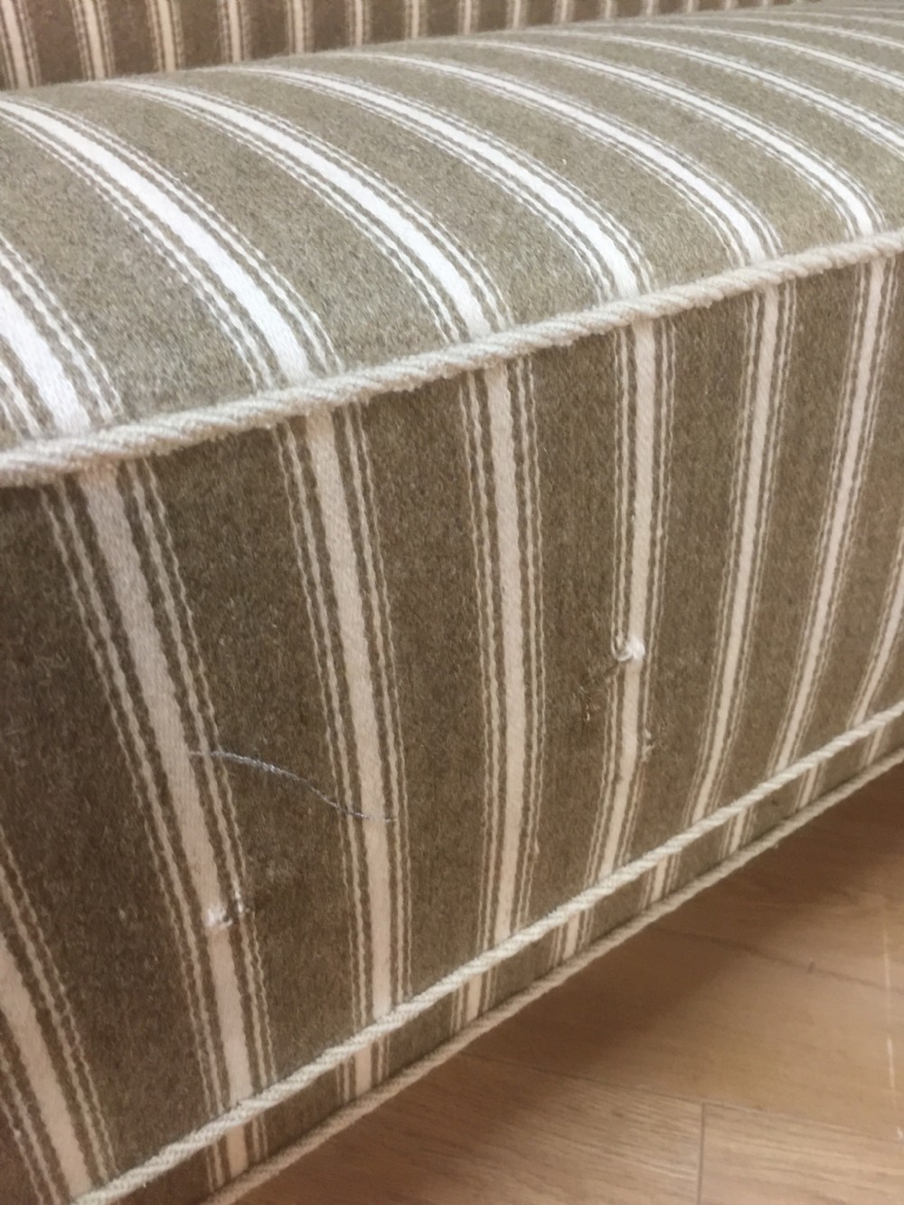Georgian style two seater sofa traditionally sprung circa 1920 View IX