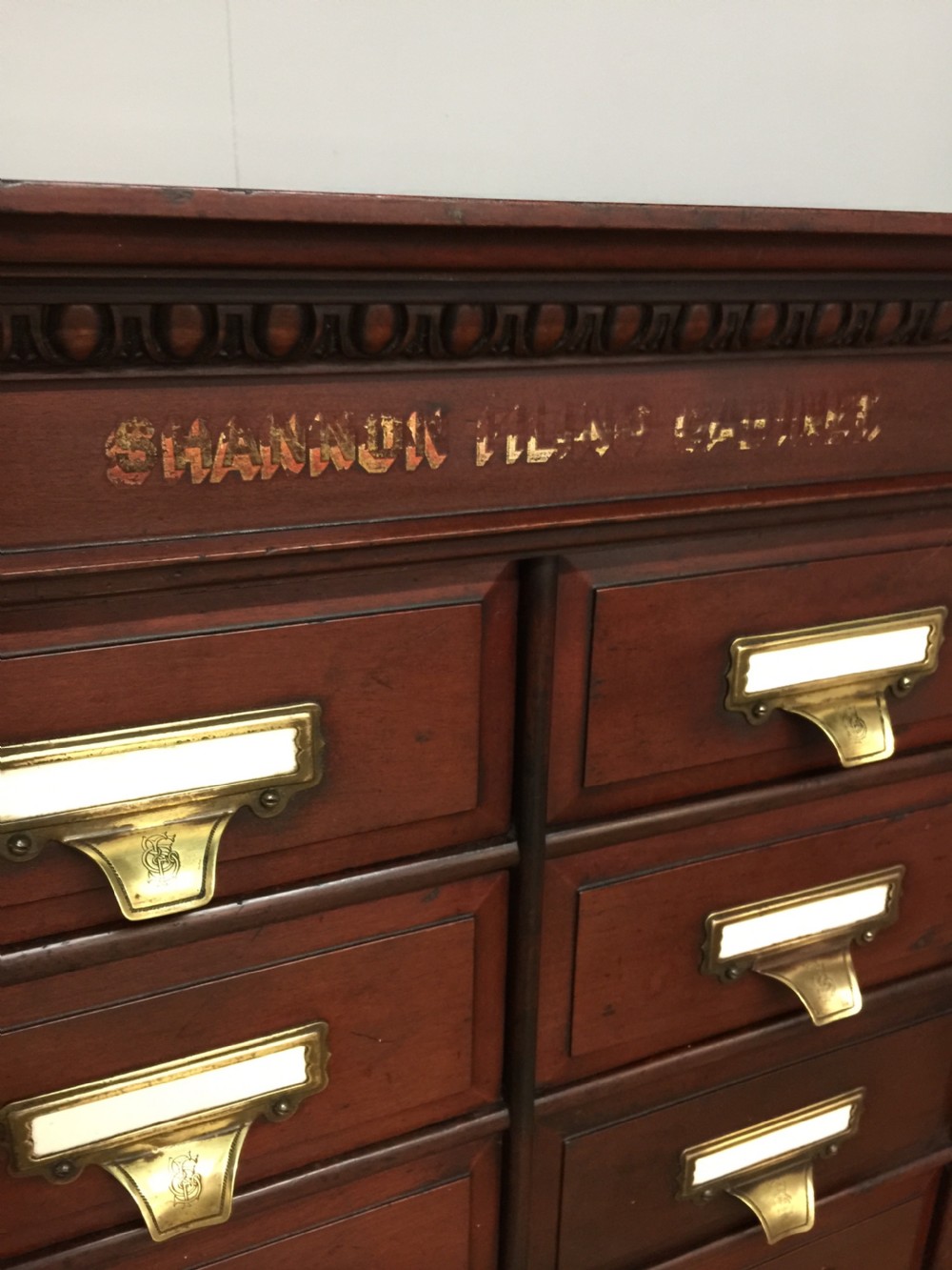 Mahogany 32 drawer “Shannon” filing cabinet  View II