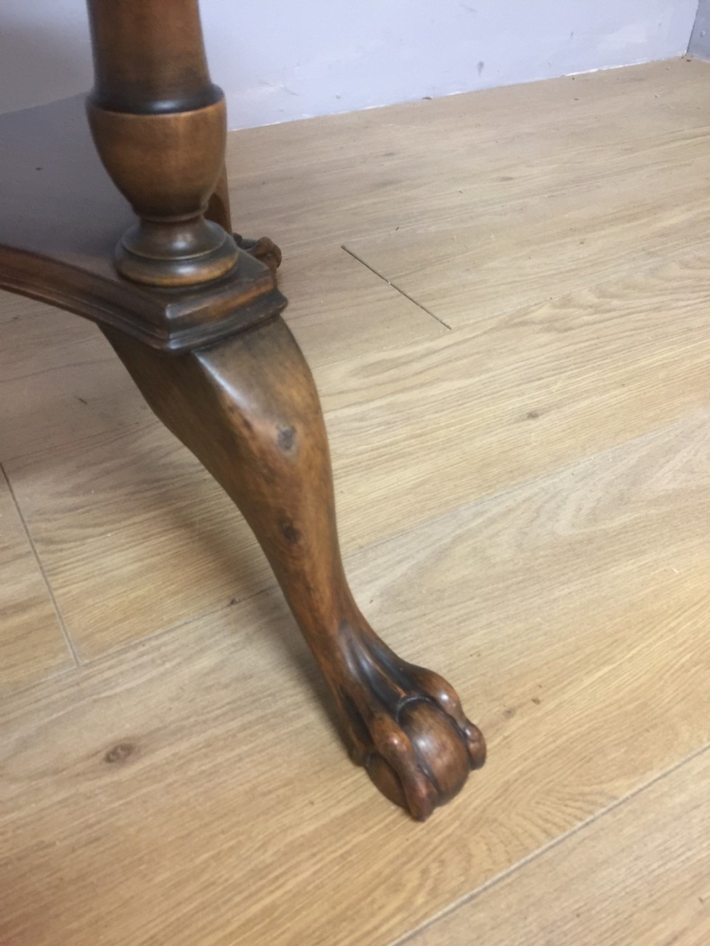 Burr walnut coffee table circa 1920 View V