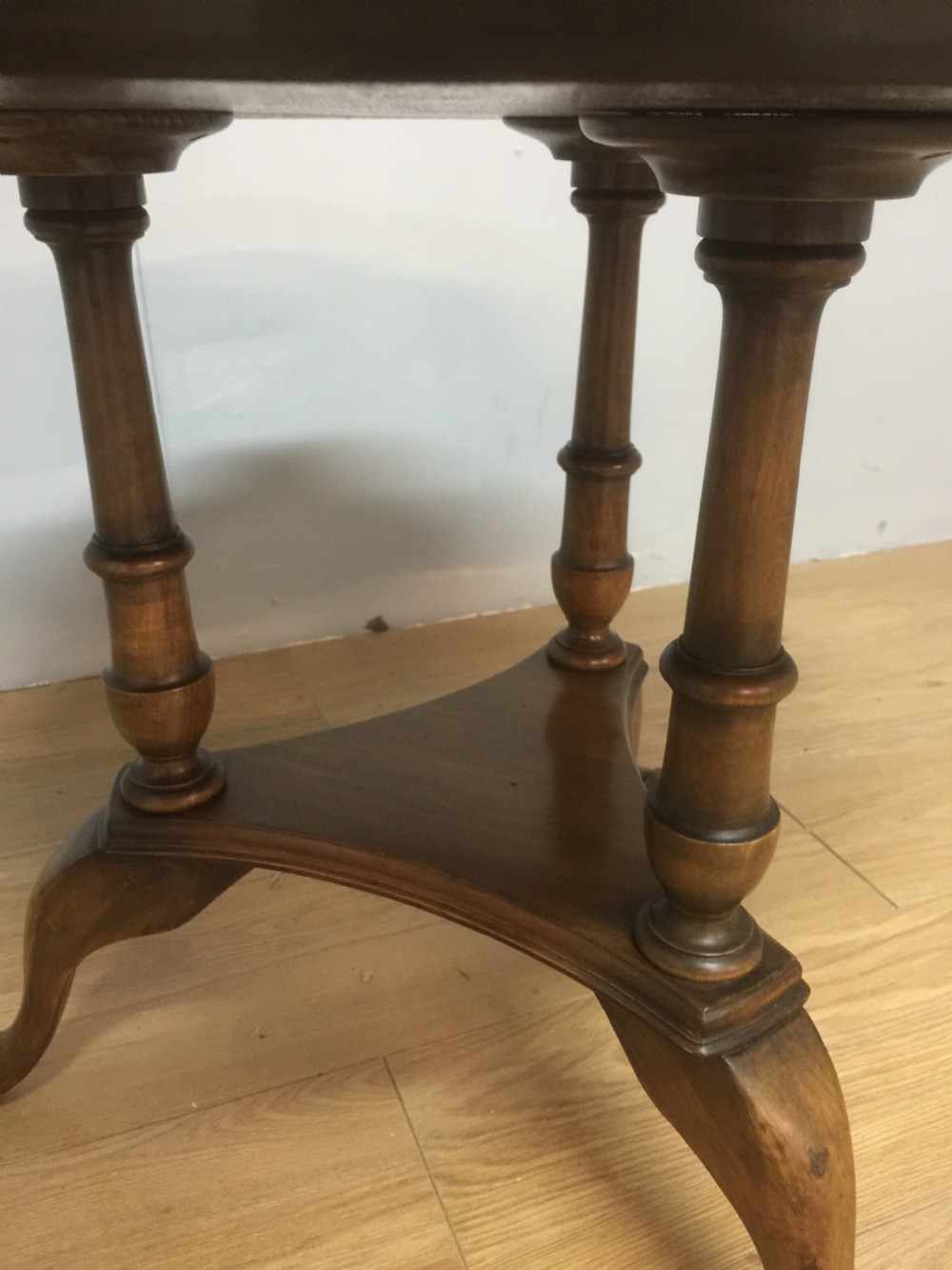 Burr walnut coffee table circa 1920 View VII