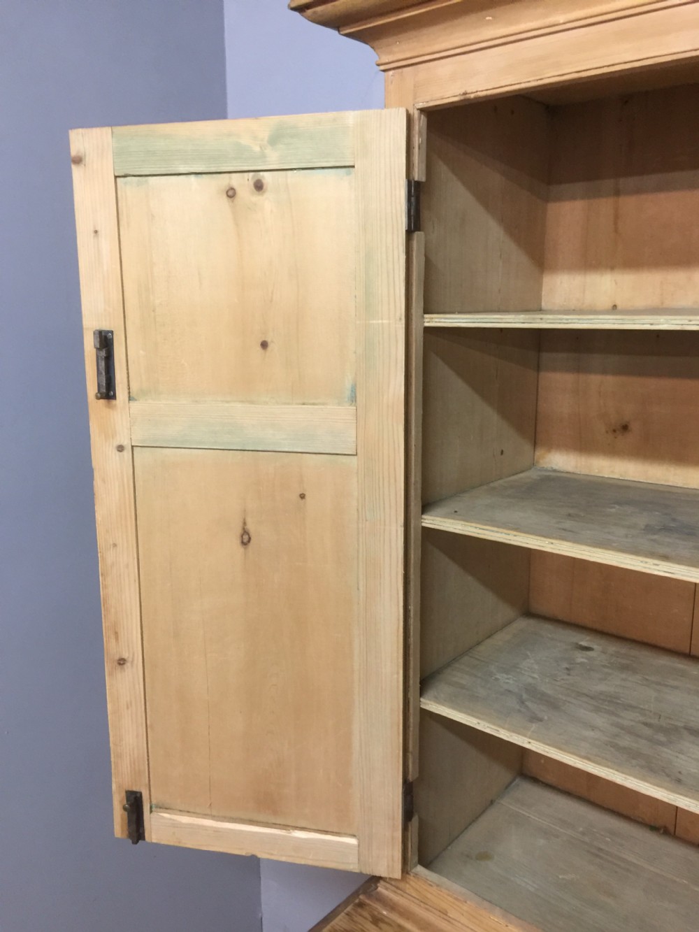 Nineteenth century pine housekeepers cupboard View IX