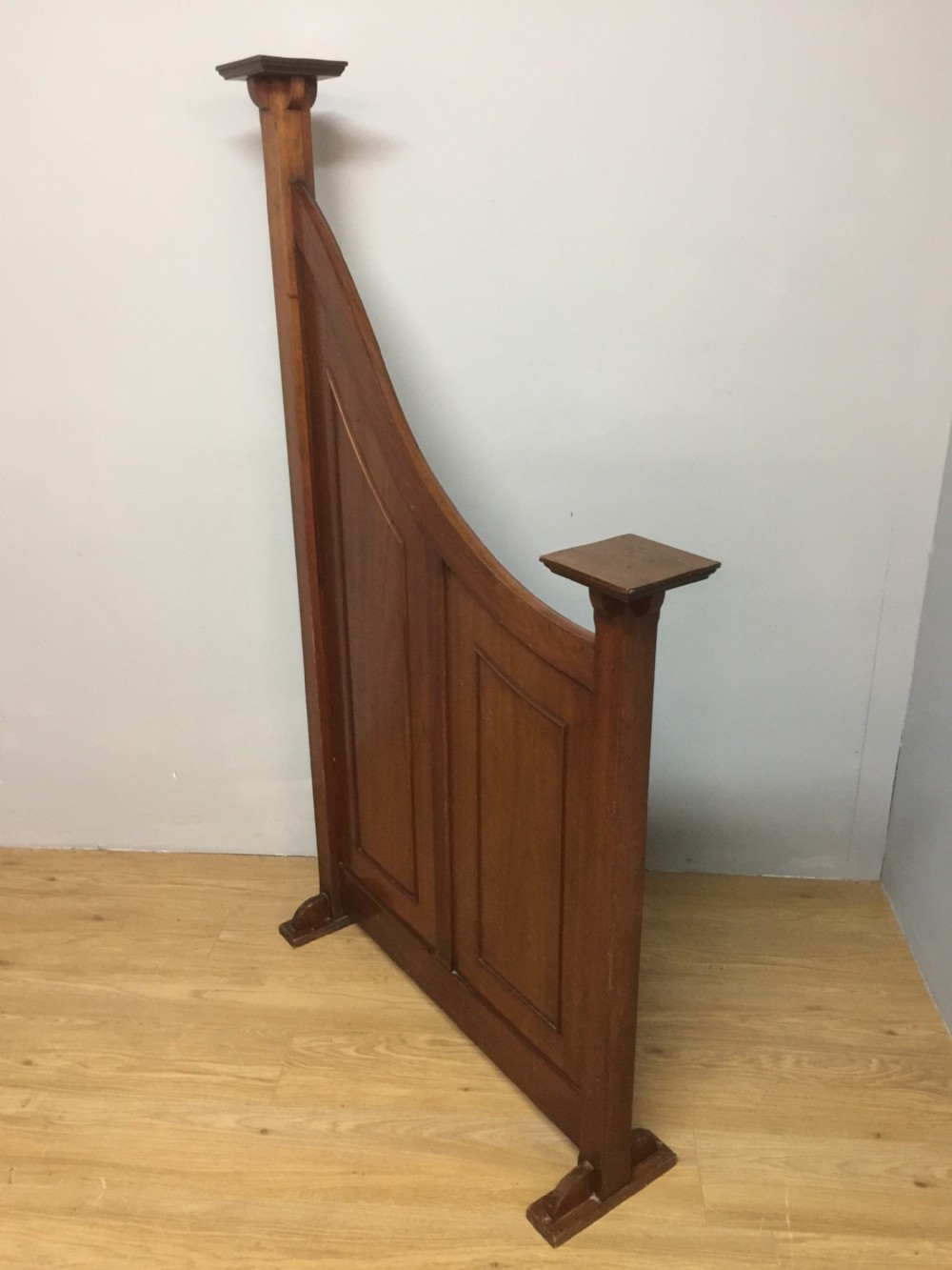 Unusual arts and crafts mahogany room divider View II