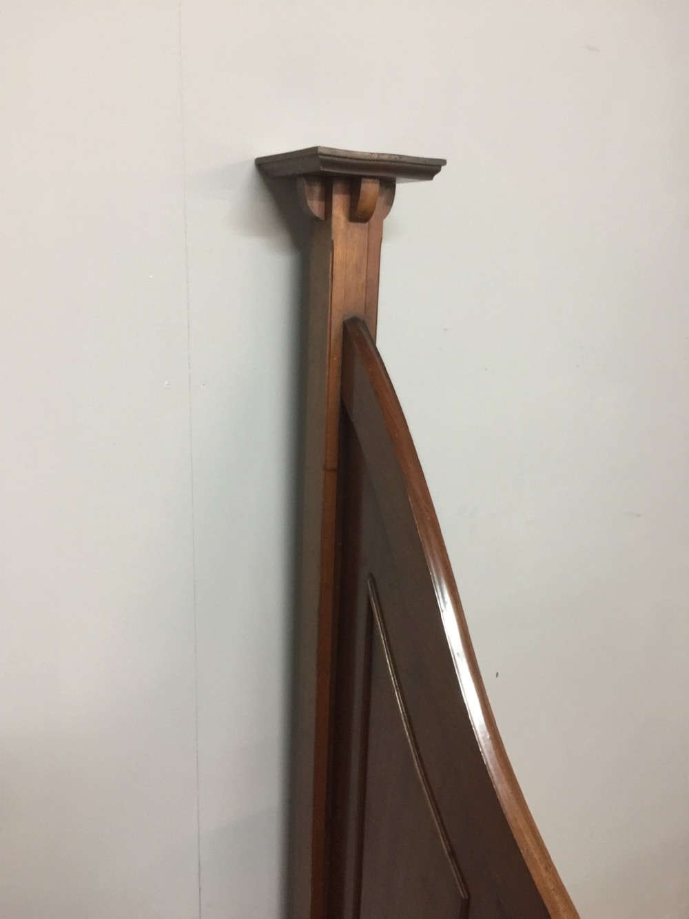 Unusual arts and crafts mahogany room divider View VII