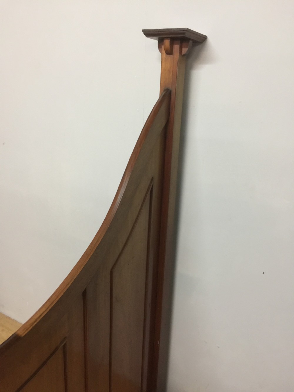 Unusual arts and crafts mahogany room divider View VIII