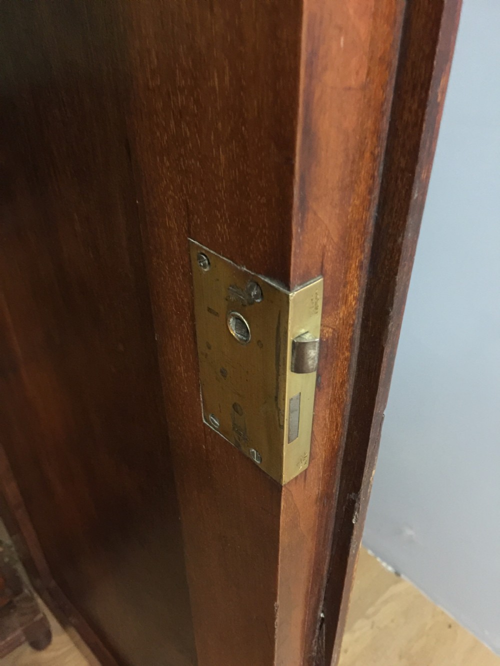 Nineteenth century walnut two door wardrobe View VIII