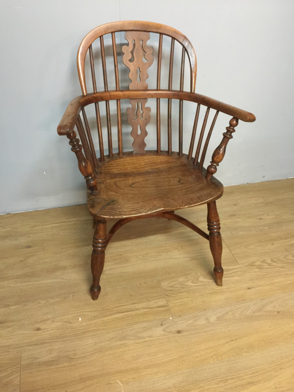Eighteenth century yew Windsor chair View II