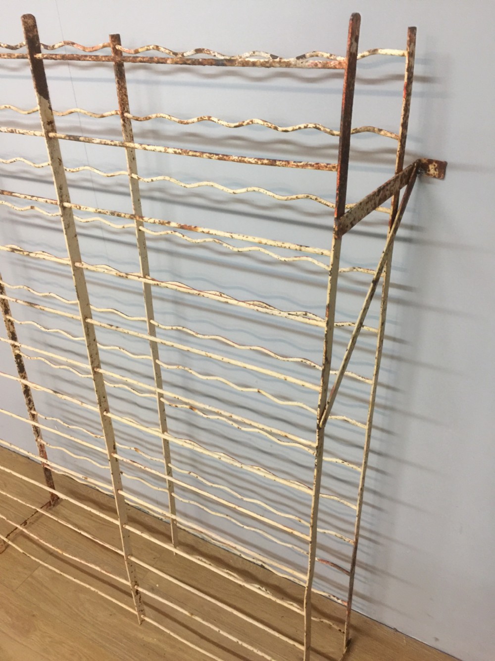 French wine rack in original condition Holds 130 bottles  View II