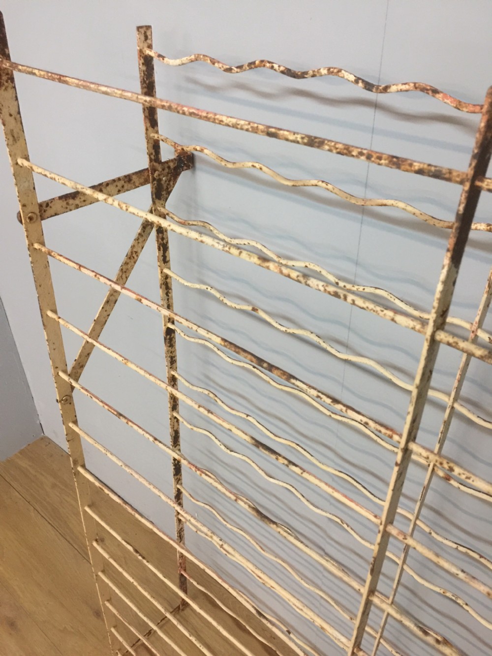 French wine rack in original condition Holds 130 bottles  View III