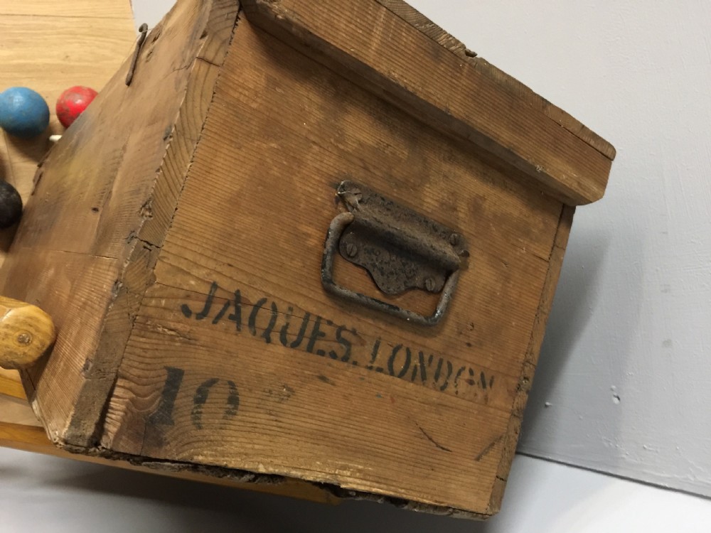 Jacques Of London full-size croquet set retailed by Harrods  View X