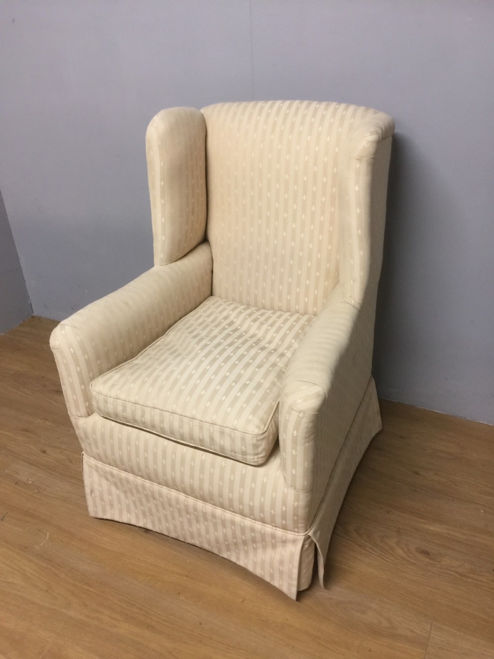 Edwardian winged armchair