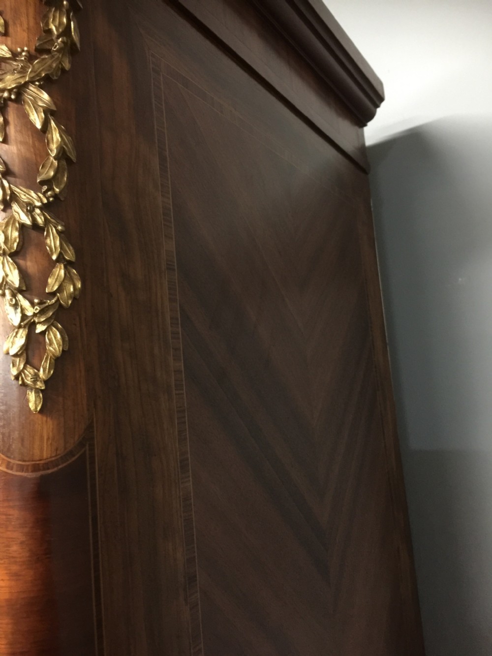 French inlaid ormolu mounted armoire.  View XIII
