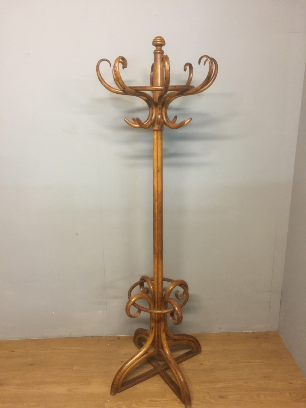 Nineteenth century bentwood coat stand possibly Thonet 