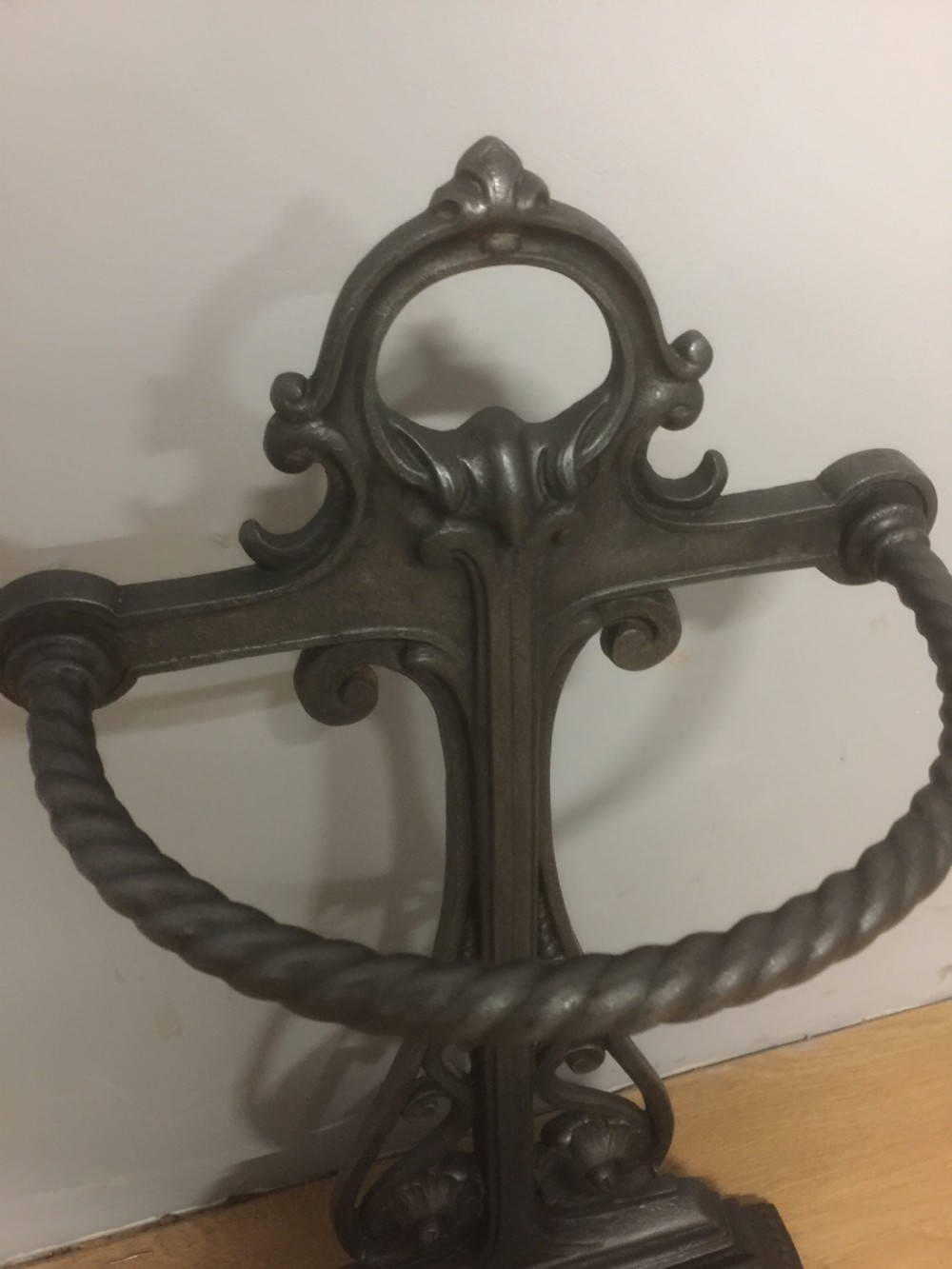 Nineteenth century cast iron stick stand circa 1870 View III