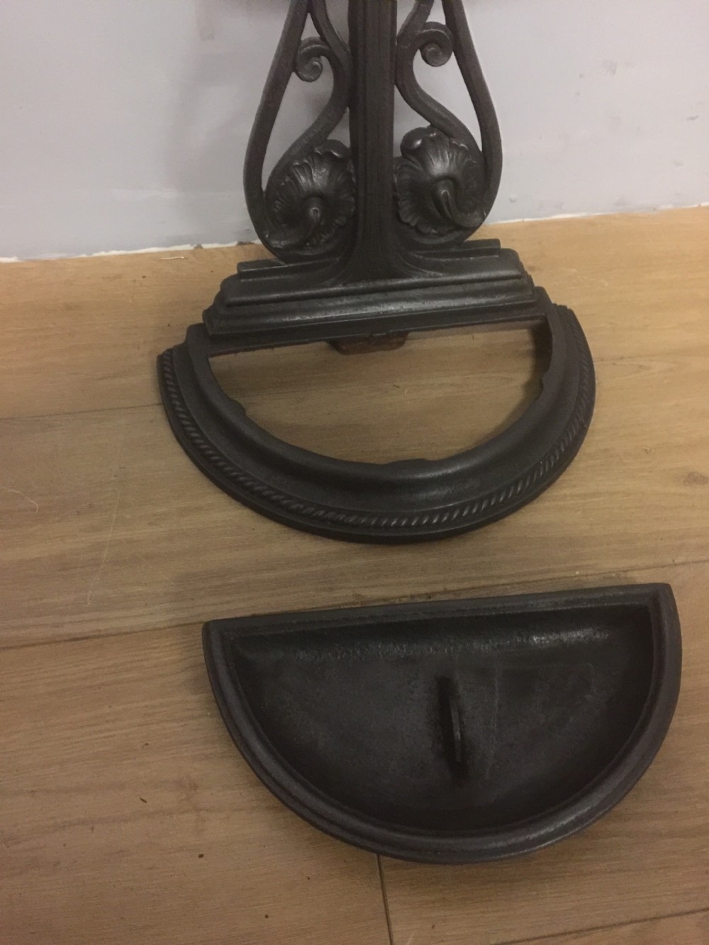 Nineteenth century cast iron stick stand circa 1870 View VI