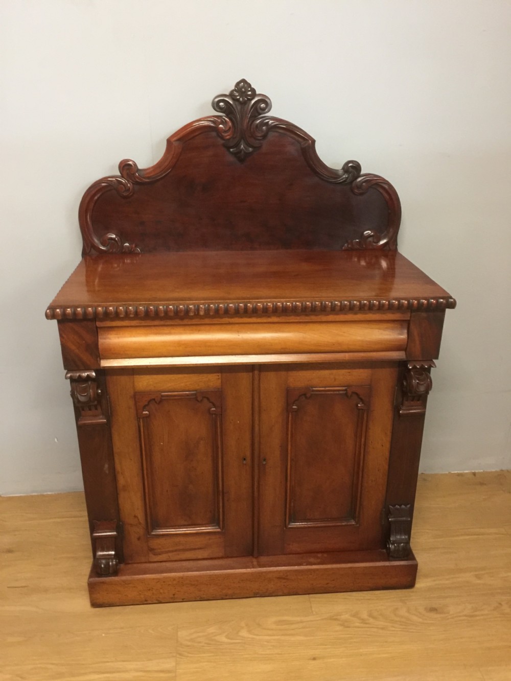 Nineteenth century small mahogany chiffonier View II