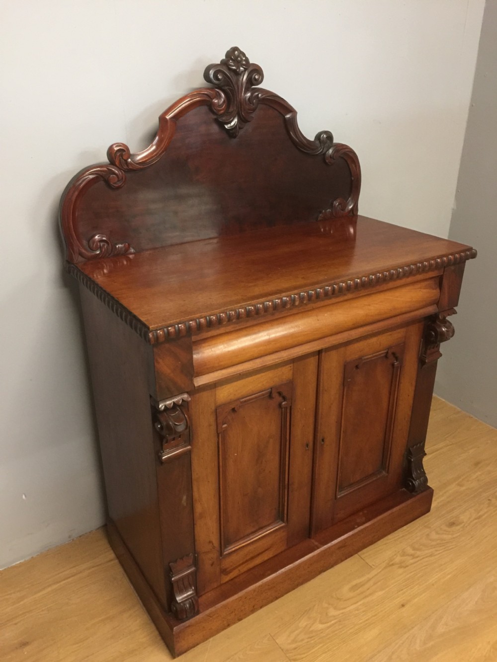 Nineteenth century small mahogany chiffonier View III