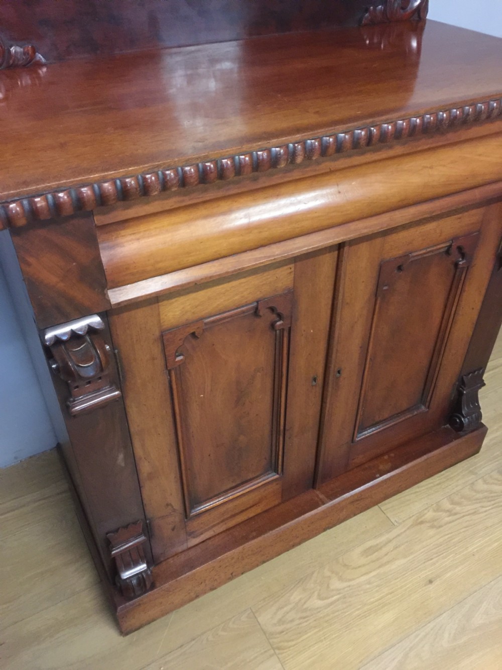 Nineteenth century small mahogany chiffonier View IV