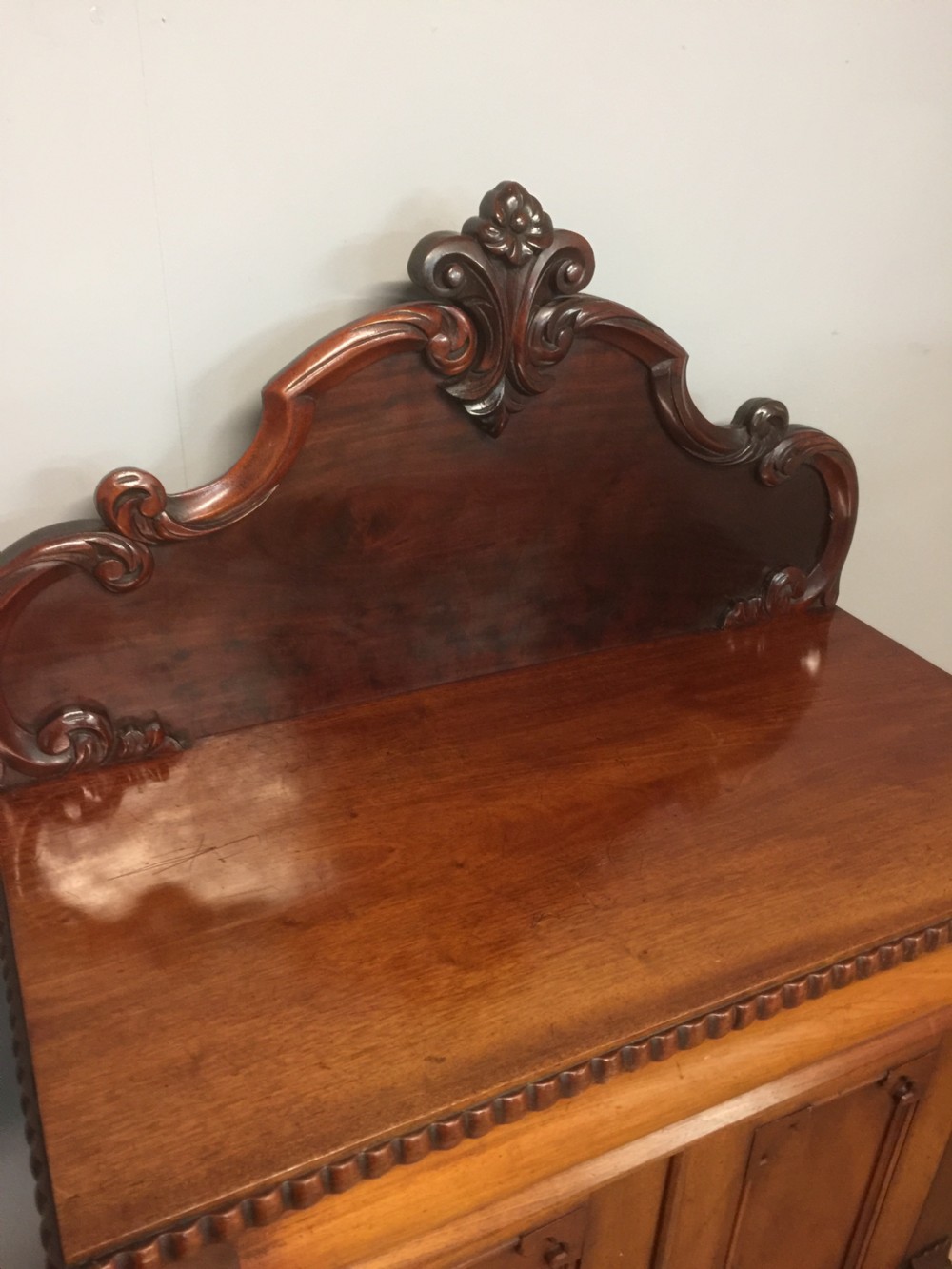 Nineteenth century small mahogany chiffonier View V