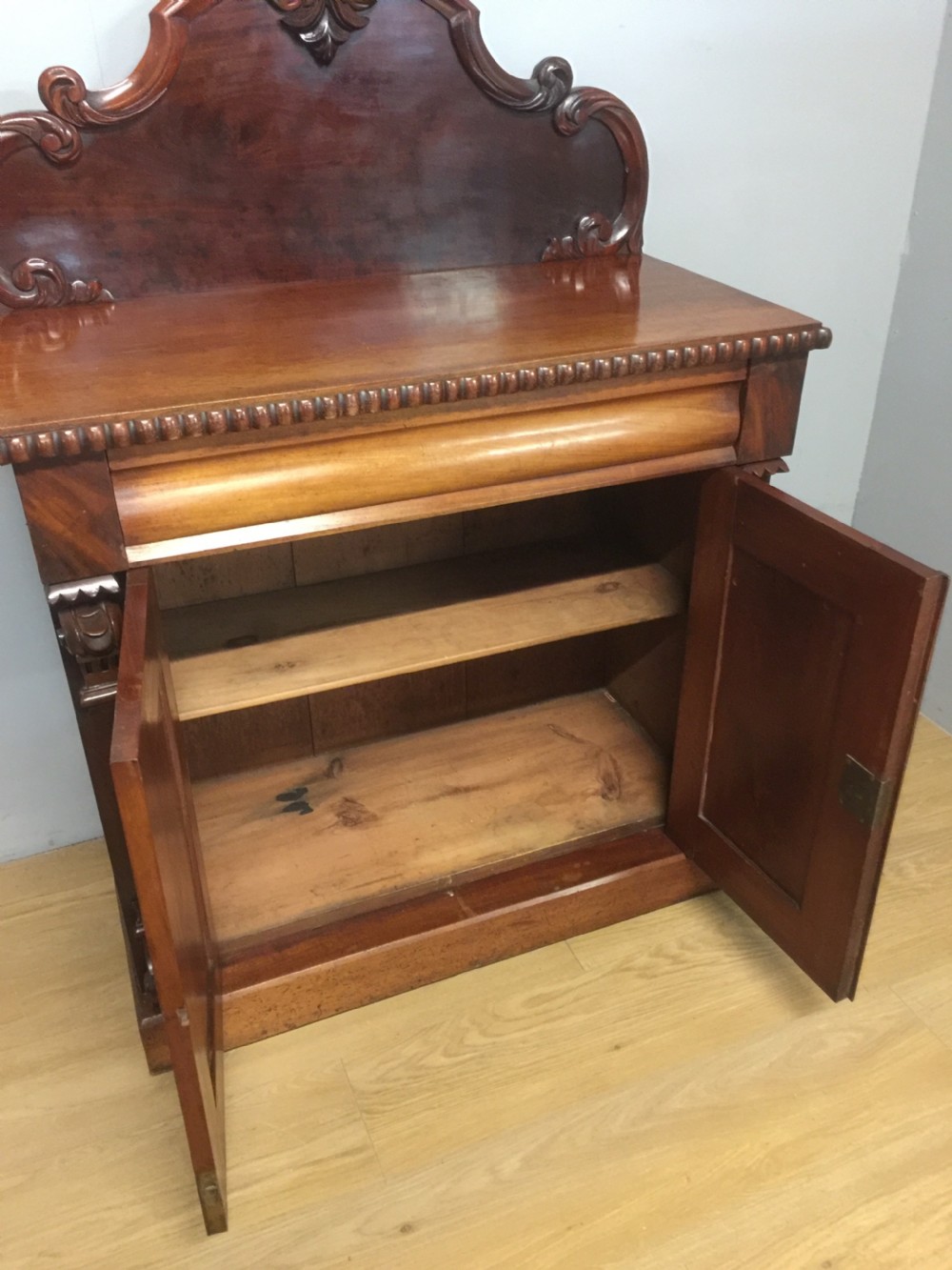 Nineteenth century small mahogany chiffonier View VIII